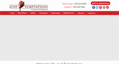 Desktop Screenshot of justtemptations.com